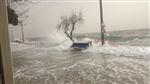 ŞİDDETLİ LODOS - Marmara Denizi Taştı, Dev Dalgalar Bursa Sahillerini Vurdu