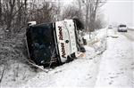 AHMET NECDET SEZER - Afyonkarahisar’da Yolcu Otobüsü Şarampole Devrildi