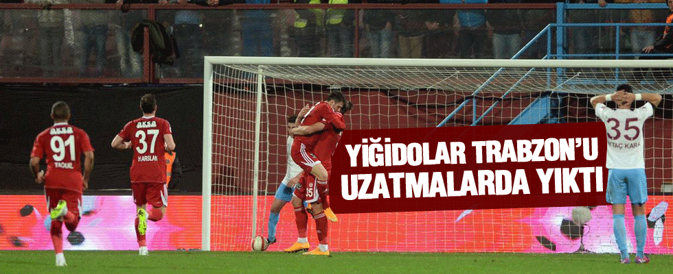 Sivasspor, Trabzonspor'u kupa dışına itti
