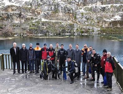 Afad, Gökpınar Gölü’nde İrtifa Dalışı Gerçekleştirdi