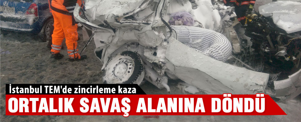 D-100 karayolu trafiğe kapandı