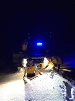 Hastanın İmdadına Paletli Ambulans Yetişti