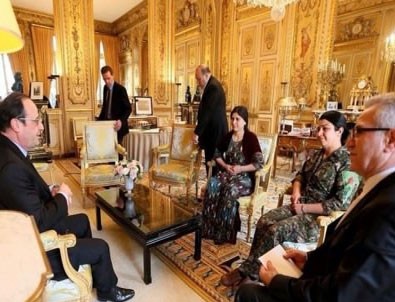 Hollande PKK'yı ağırladı