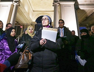 ABD'de öldürülen üç Müslüman genç için anma töreni