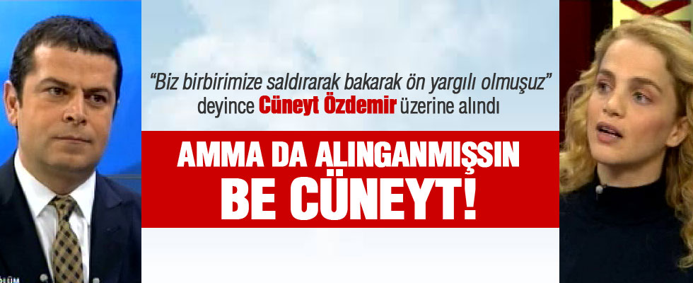 Cüneyt Özdemir, Tuğçe Kazaz'ın o sözlerine alındı