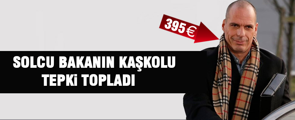 Yunan bakan kaşkolu ile olay oldu