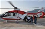 MOTOSİKLET KAZASI - Kazada Yaralanan Genç Helikopterle İzmir’e Sevk Edildi