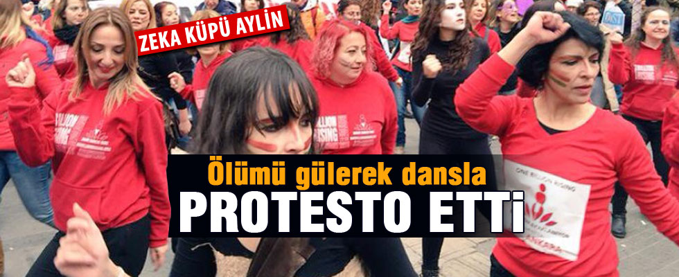 Aylin Nazlıaka'ya danslı protesto tepkisi