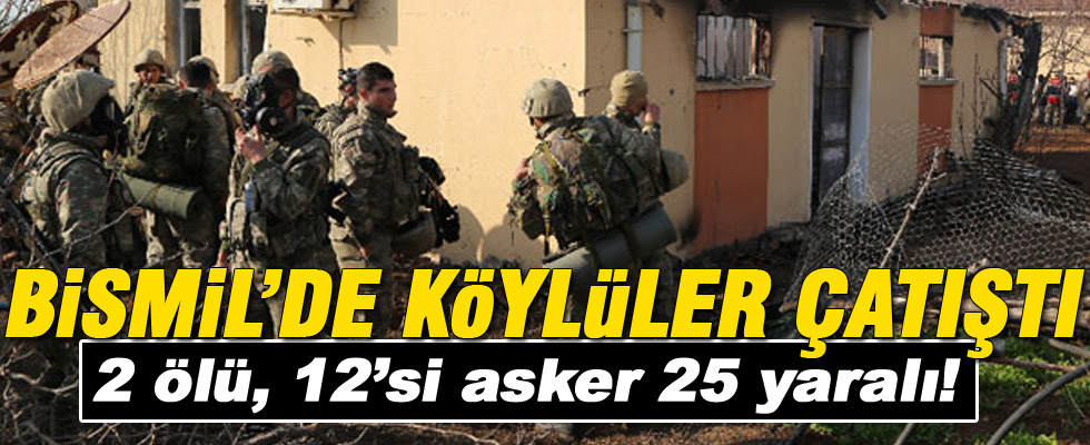 Bismil'de köylüler çatıştı: 2 ölü, 25 yaralı