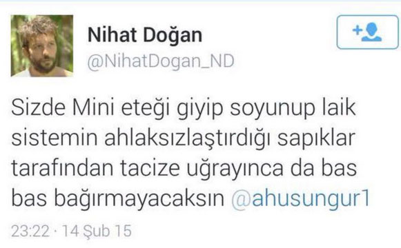 Nihat Doğan'dan şok tweet