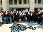 İDAM CEZASı - Antalyalı Avukatlar Özgecan İçin Cübbelerini Çıkardı