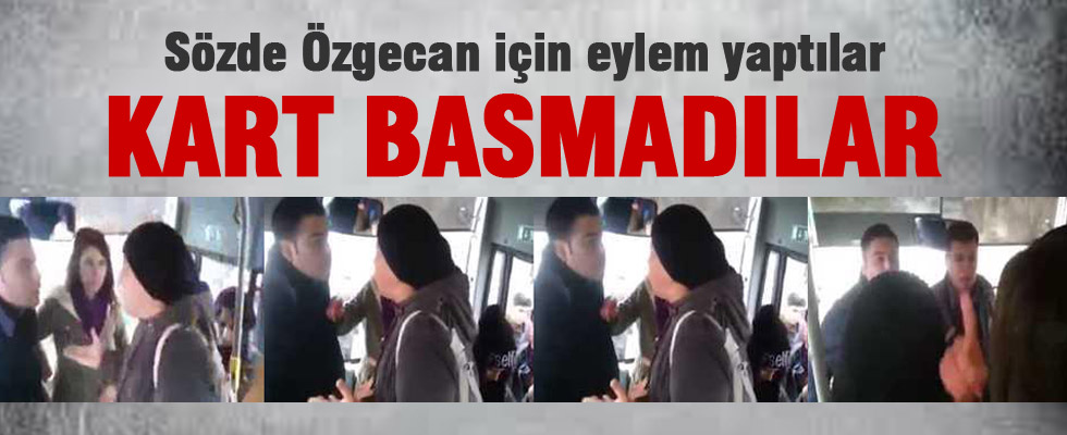 Sözde Özgecan eyleminde arbede