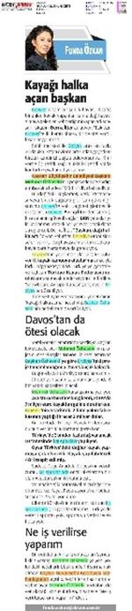 HABERTÜRK GAZETESI - Özhaseki Ulusal Gündemde