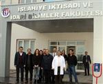 CAHİT BAĞCI - Rektör Yardımcıları İslahiye İibf’yi Ziyaret Etti