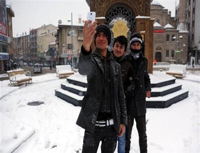 Aksaray'da Eğitime Kar Engeli