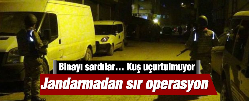 Jandarma Özel Harekat'tan sır operasyon