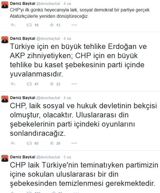 Baykal'dan Paralel çete yorumu