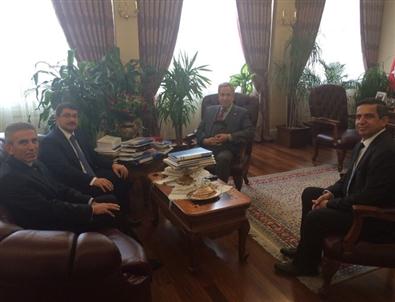 Başkan Çelik ve Ziraat Odası Yöneticileri Ankara’da Başbakan Yardımcısı Arınç’la Buluştu