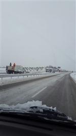 BAŞKÖY - Kar Bursa'da Yolları Kapadı