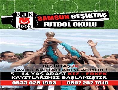 Samsun'da Beşiktaş Futbol Okulu Açılıyor