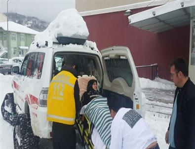 Samsun’da Paletli Ambulans Hayat Kurtardı