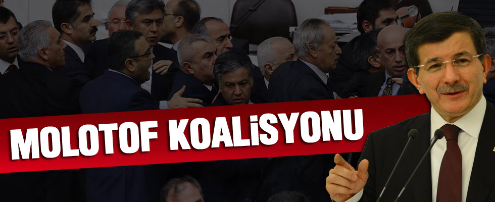 Davutoğlu: Bunlar molotof koalisyonu