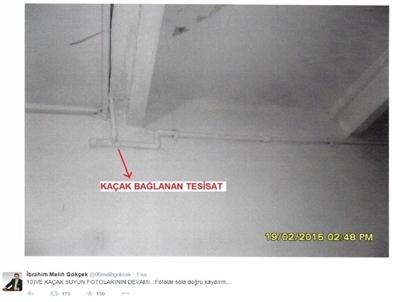 Gökçek’ten İkinci Kaçak Su Açıklaması