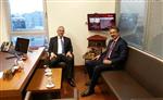 FATİH HAN ÜNAL - Kktc Ulaştırma Bakanı Taçoy, Ak Partili Ünal'ı Makamında Ziyaret Etti