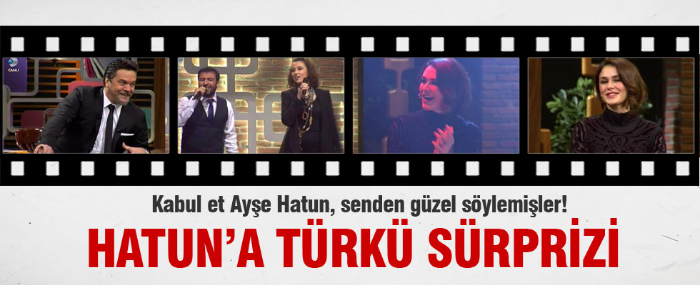 Beyaz'dan Ayşe Hatun Önal'a türkü sürprizi
