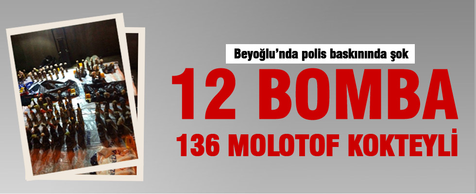 Beyoğlu'nda cephanelik ele geçirildi