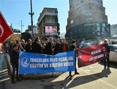 Zonguldaklı Ülkücülerden Fırat Çakıroğlu Tepkisi