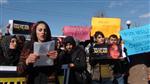 ÖZGECAN ASLAN - Öğrenciler Kadın Cinayetlerini Protesto Etti