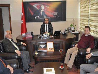 İdil Kaymakamı Karakaya'dan Silopi Kaymakamı Arıkan'a Hayırlı Olsun Ziyareti