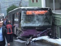 İETT - Sarıyer’de Otobüs Kazası