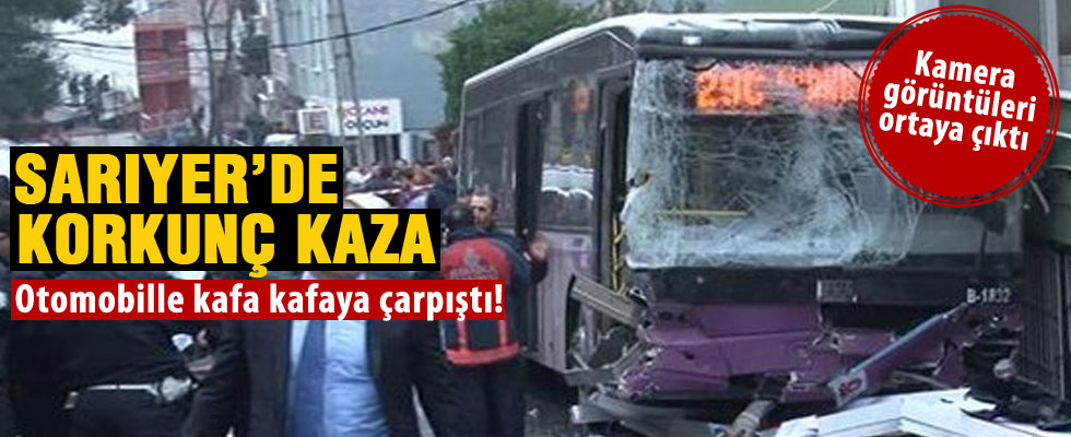 Sarıyer’de Otobüs Kazası