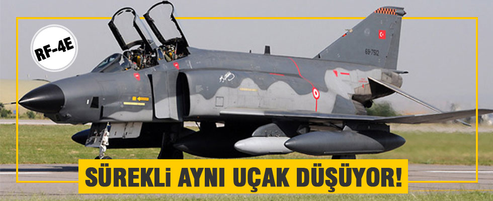 Bugüne kadar 12 RF-4E uçağı düştü