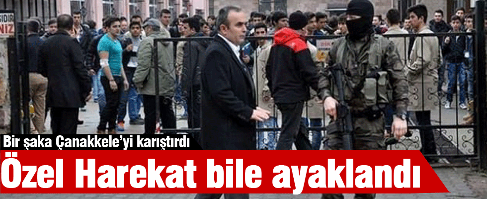 Çanakkale şakalandı