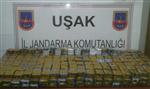 Uşak'ta Kaçak Sigara ve Uyarıcı Hap Operasyonu