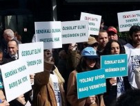 YURT GAZETESİ - Yurt gazetesi çalışanları eylemde