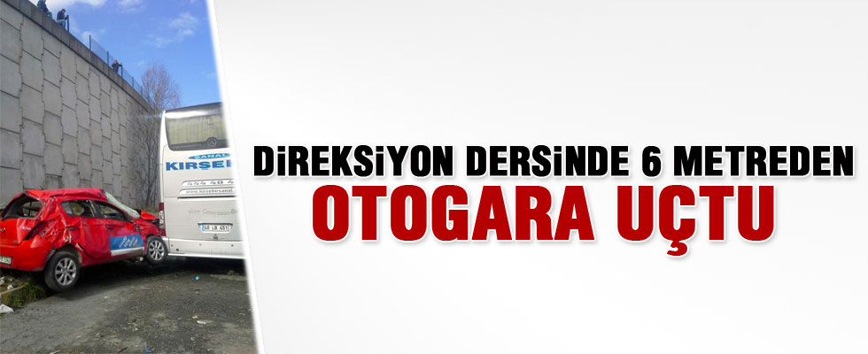 Direksiyon Dersi Kazayla Sonuçlandı