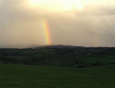 Kazdağlarında Gökkuşağı Manzarası
