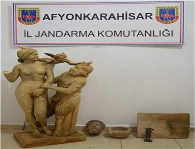 Afyonkarahisar Jandarmadan Tarihi Eser Operasyonu