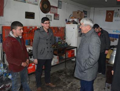 Başkan Karaçanta, Sanayi Esnafını Ziyaret Etti