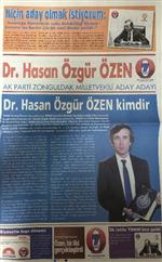 TBMM - Milletvekili Aday Adayı Kendi Gazetesini Kendisi Yayınlıyor