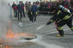 KURTARMA TATBİKATI - Alaplı’da Okullarda Yangın Söndürme ve Kurtarma Tatbikatı