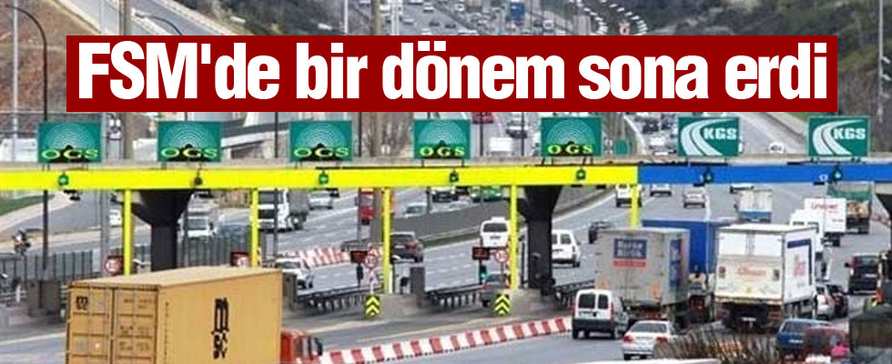 FSM Köprüsü’nde gişeler kalktı; yeni sistem devrede