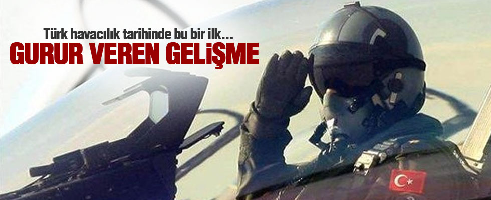Türk havacılık tarihinde bu bir ilk...