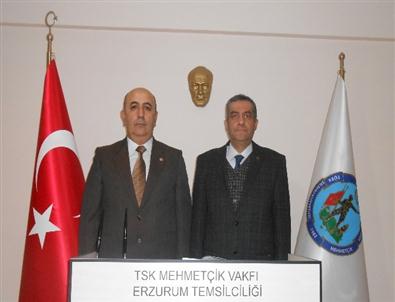 Türkiye Emekli Subaylar Derneğinden Mehmetçik Vakfı Erzurum Temsilciliğine Ziyaret