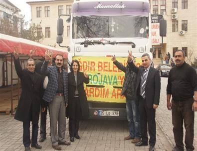 İğdır’dan Rojava’ya Yardım