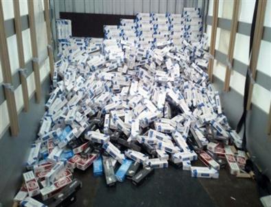 Tekirdağ’da 25 Bin 654 Paket Kaçak Sigara Ele Geçirildi